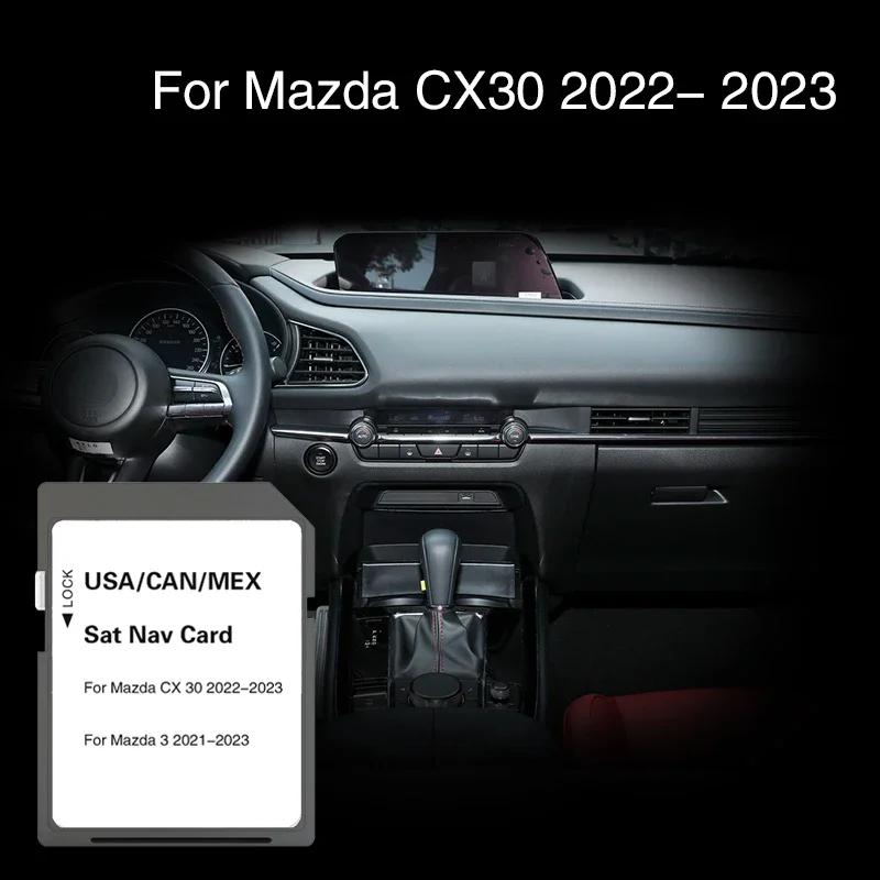  CX-30 2022 2023  SD ī, ̱ CAN MEX GPS  Ʈ ̼ 2023, 16GB ׼,  
